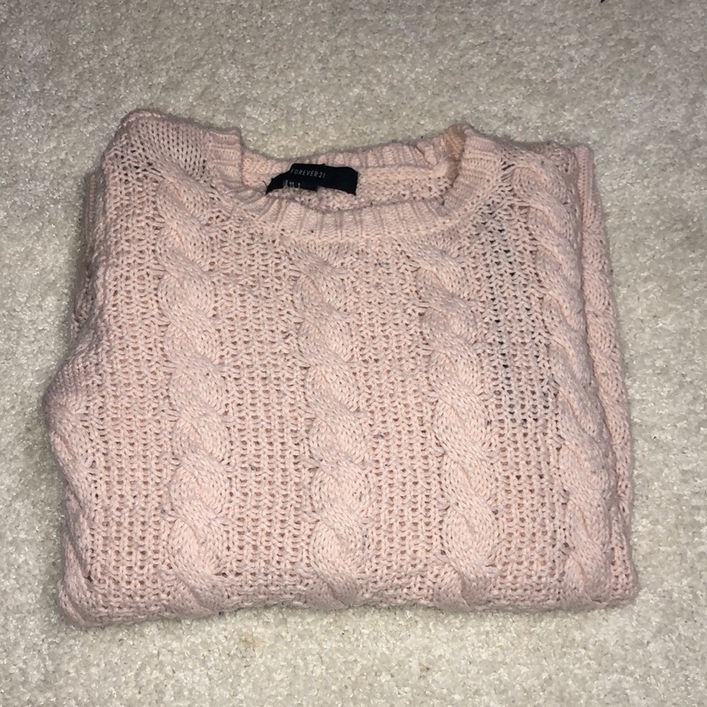 Forever 21 pink sweater